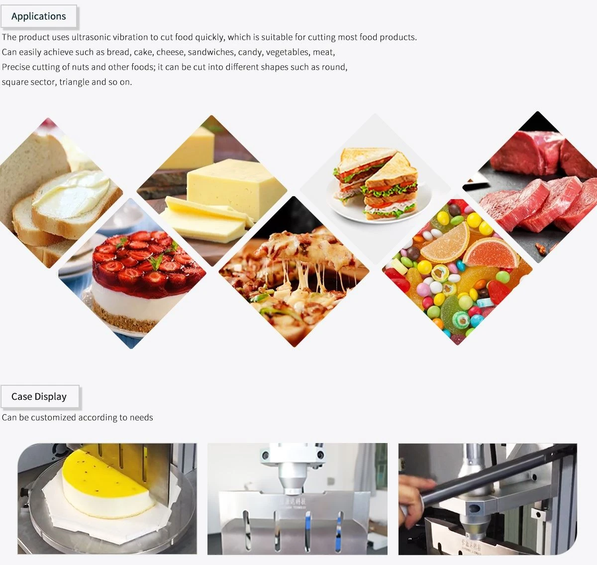 ultrasound food cutter